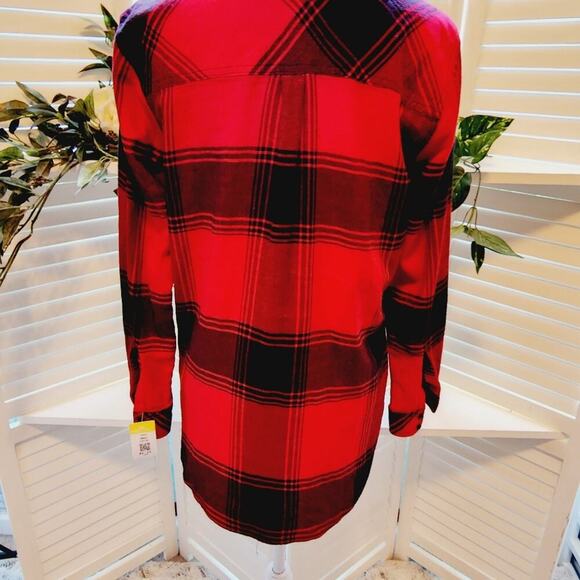 ATHLETA BUFFALO PLAID BUTTON DOWN WITH POCKETS SIZE SMALL - Picture 5 of 7